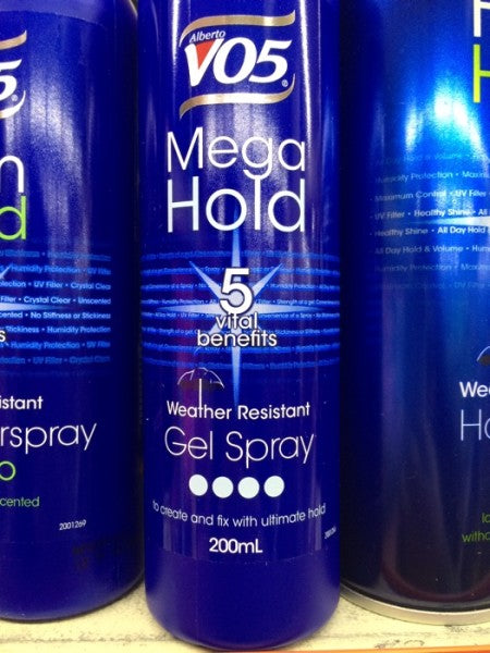 Mega Hold Gel Spray