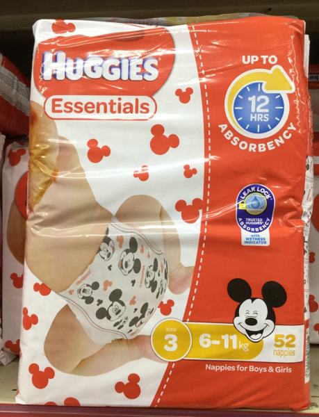 Essentials Crawler Nappies For Boys & Girls 6-11 Kg