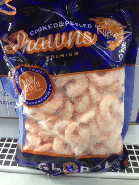 Cooked And Peeled Prawns