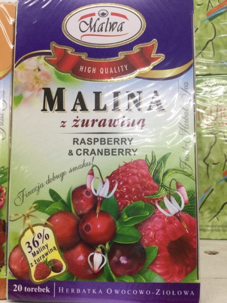 Raspberry and Cranberry Tea