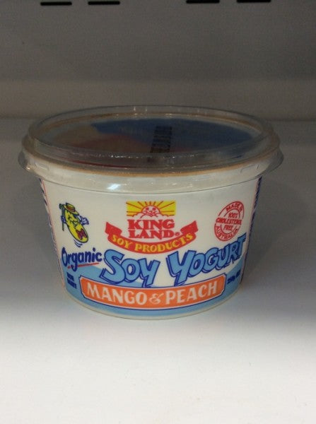 Dairy free yoghurt mango & peach