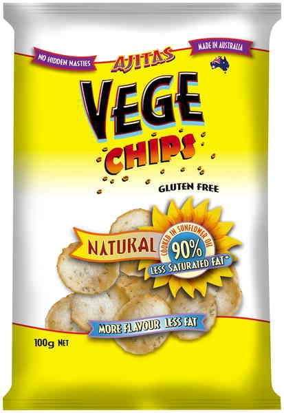 Ajitas Vege Chips Natural Gluten Free