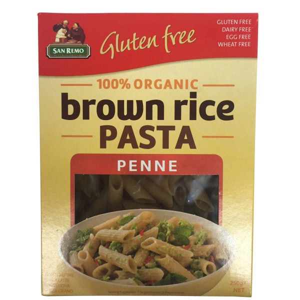 San Remo Brown Rice Pasta (Penne)