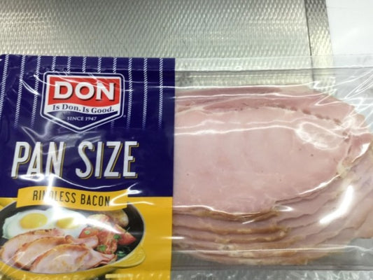Pan Size Rindless Bacon