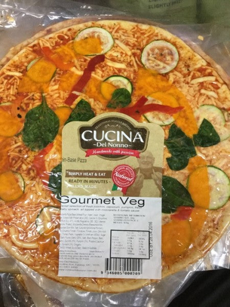 Gourmet Veg Thin Base Pizza