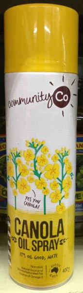 Canola Oil Spray