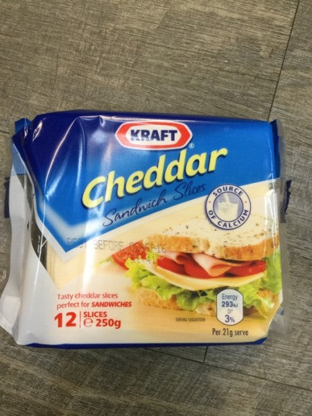 Sliced Cheddar Cheese