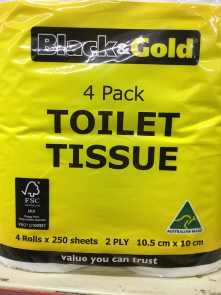 Toilet Paper 4 Pack
