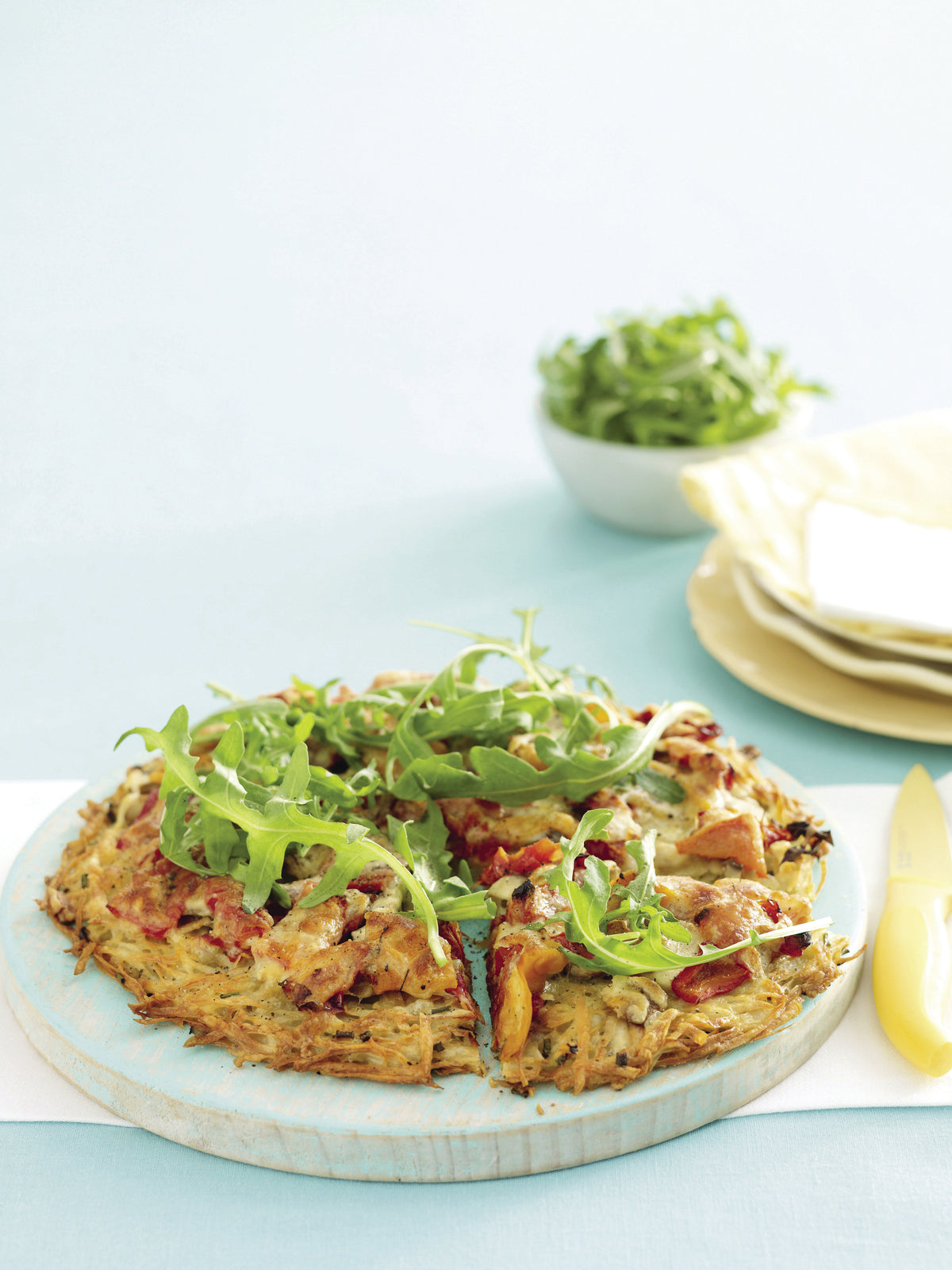 Vegetarian Rosti Pizza with Fresh Vege toppings – YourGrocer