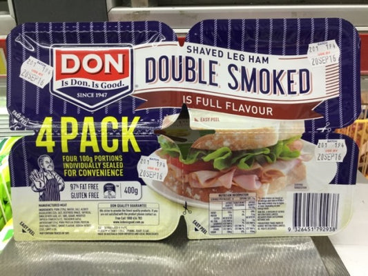 Shaved Leg Ham Double Smoked 4 Pack