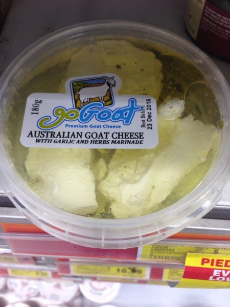Premium Artisan Goat Cheese in Original Dukka Marinade