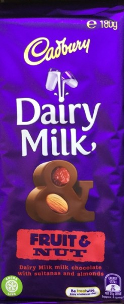 Dairy Milk Fruit & Nut