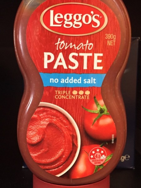 No Added Salt Tomato Paste Squeezie