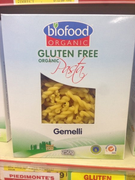 Gluten Free Organic Pasta - Gemelli