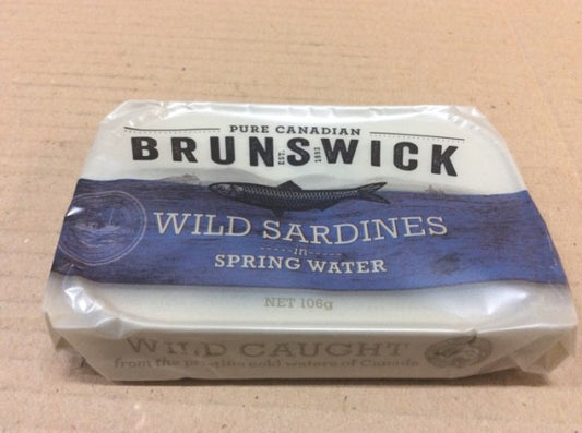 Brunswick Wild Sardines In Spring Water