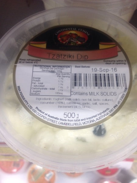 Tzatziki Dip
